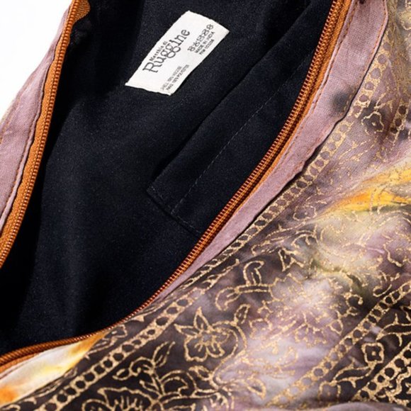 Tie Dyed Boho Beach Hobo Shoulder Bag - 100% Cotton - Bohemian Ethnic Inspired - Picture 5 of 7